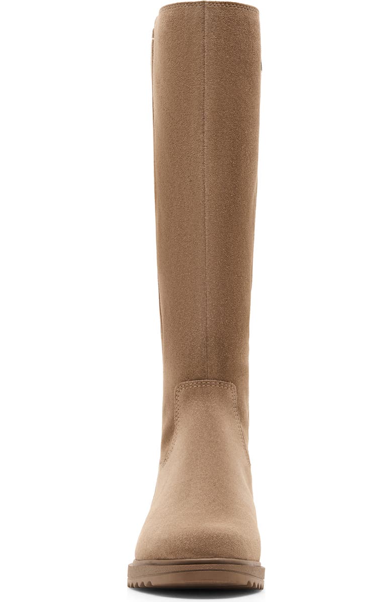 Blondo Ciana Waterproof Knee High Riding Boot, Alternate, color, Taupe Suede