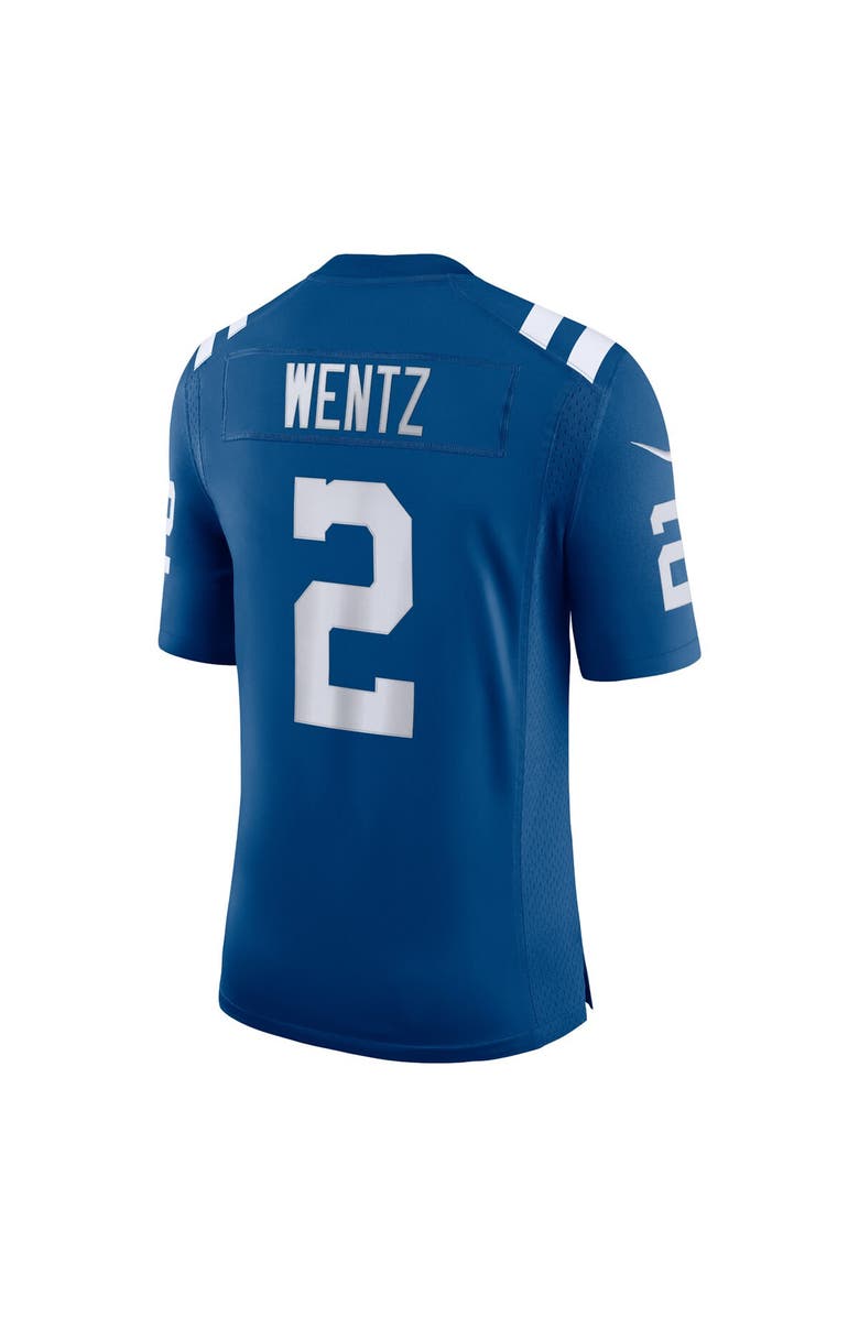 Nike Men's Nike Carson Wentz Royal Indianapolis Colts Vapor Limited Jersey, Alternate, color, 