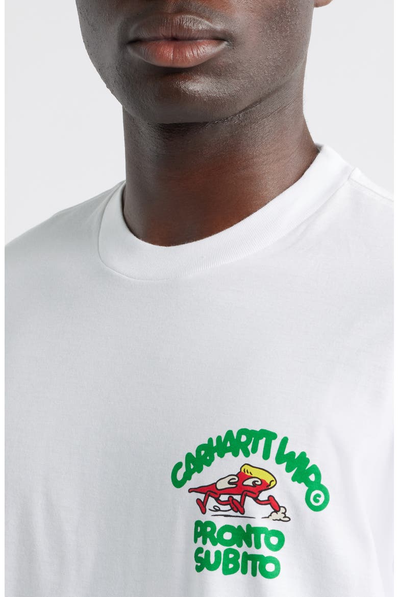Pronto Organic Cotton Graphic T-Shirt, Alternate, color, WHITE
