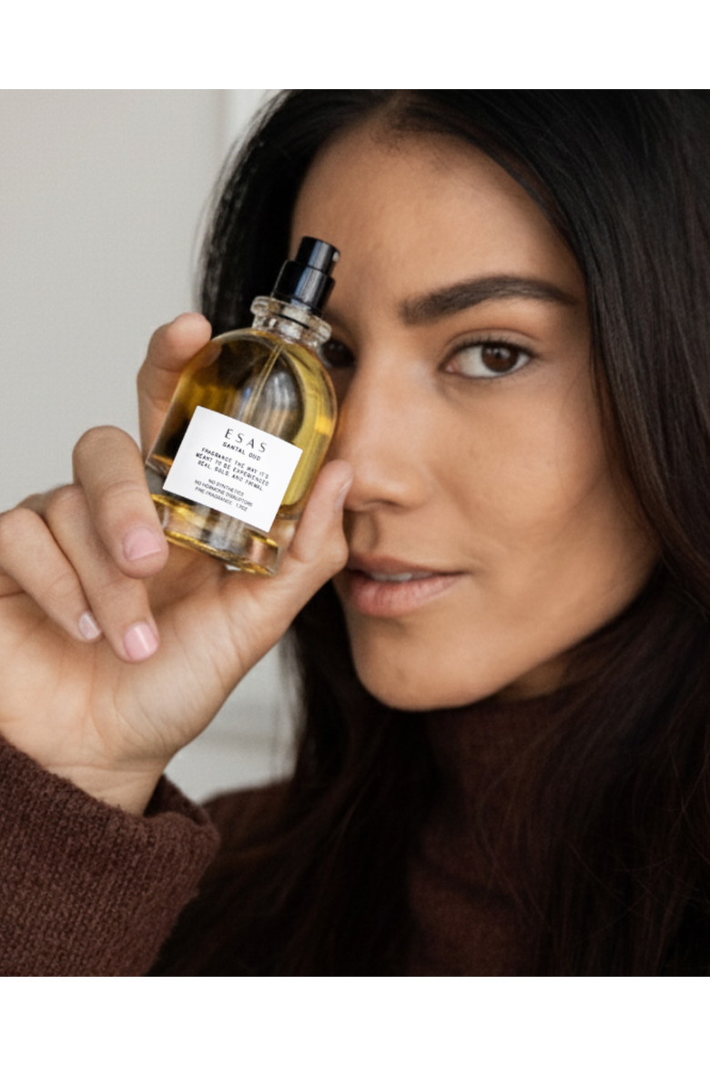 Santal Oud Organic Eau de Parfum - Sensual Vanilla & Creamy Sandalwood, Alternate, color, 1.7 oz