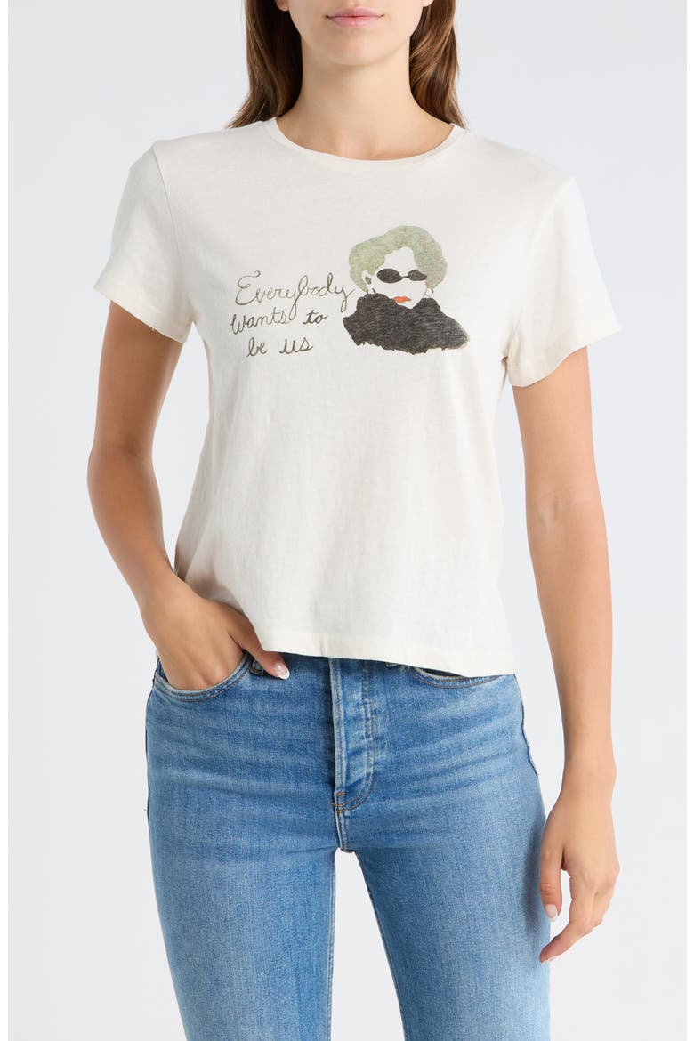 Everybody Graphic Classic Tee, Main, color, VINTAGEWHITE