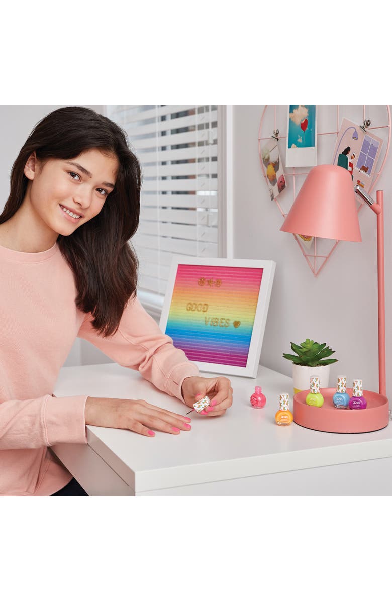 Three Cheers For Girls Make It Real Neon Nail Polish Set W/ 5 Bottles, Alternate, color, Multicolored