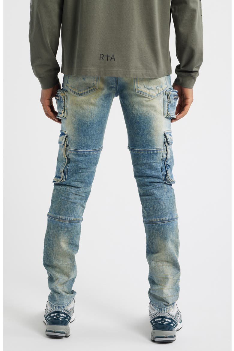 Slate Cargo Skinny Jeans, Alternate, color, MUDDY SKY