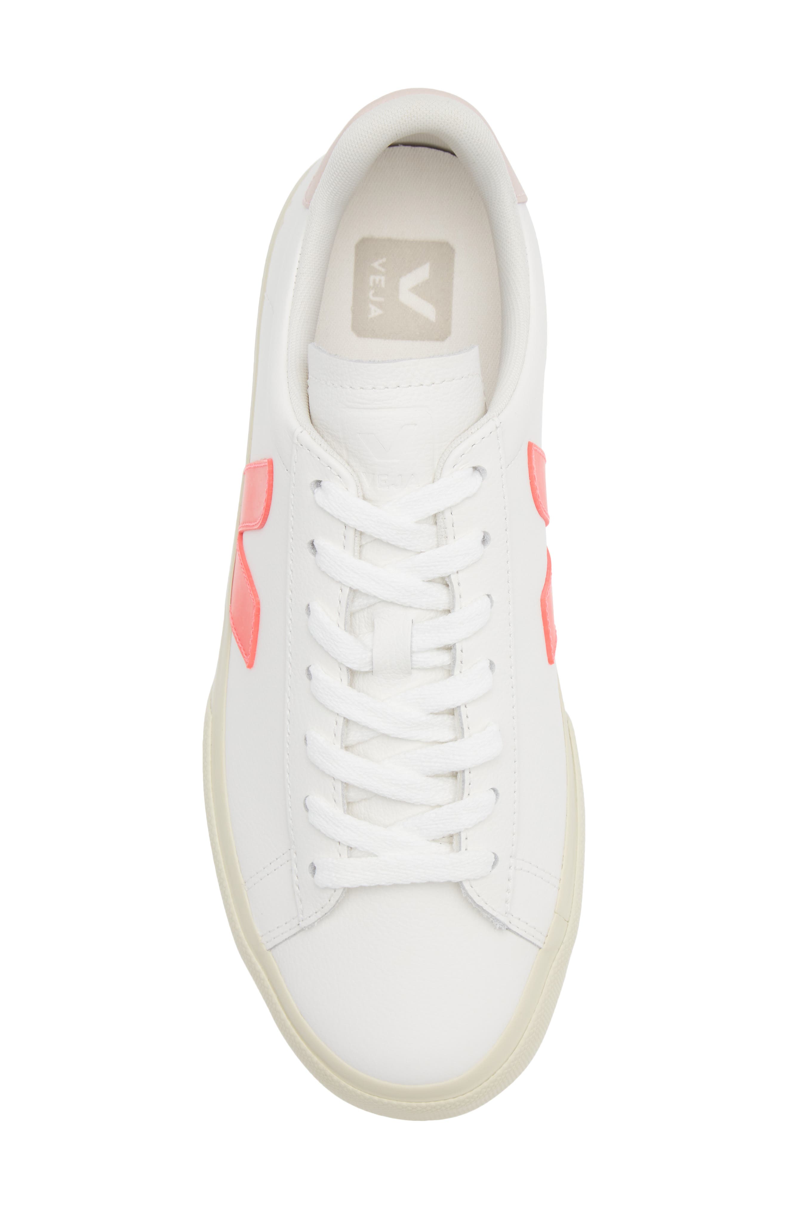 Veja Campo Sneaker, Alternate, color, White Rose-Fluo