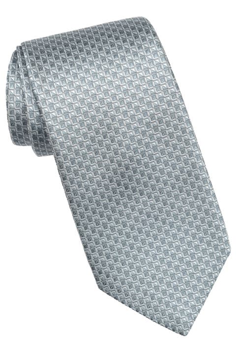 Brunelli - Extra Long Silk Jacquard Tie for Men