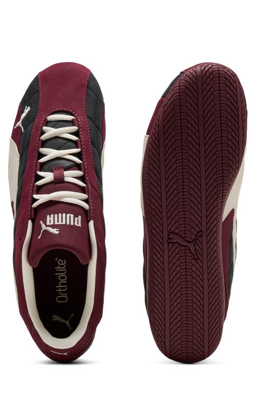 Puma Speedcat Plus Quilted Sneaker In Burgundy