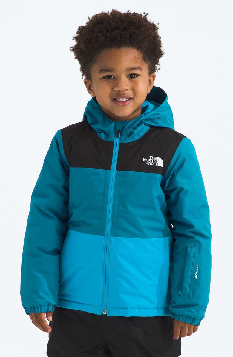The North Face Kids' Freedom Insulated Waterproof Hooded Jacket, Alternate, color, Dusk Blue/ Meridian Blue