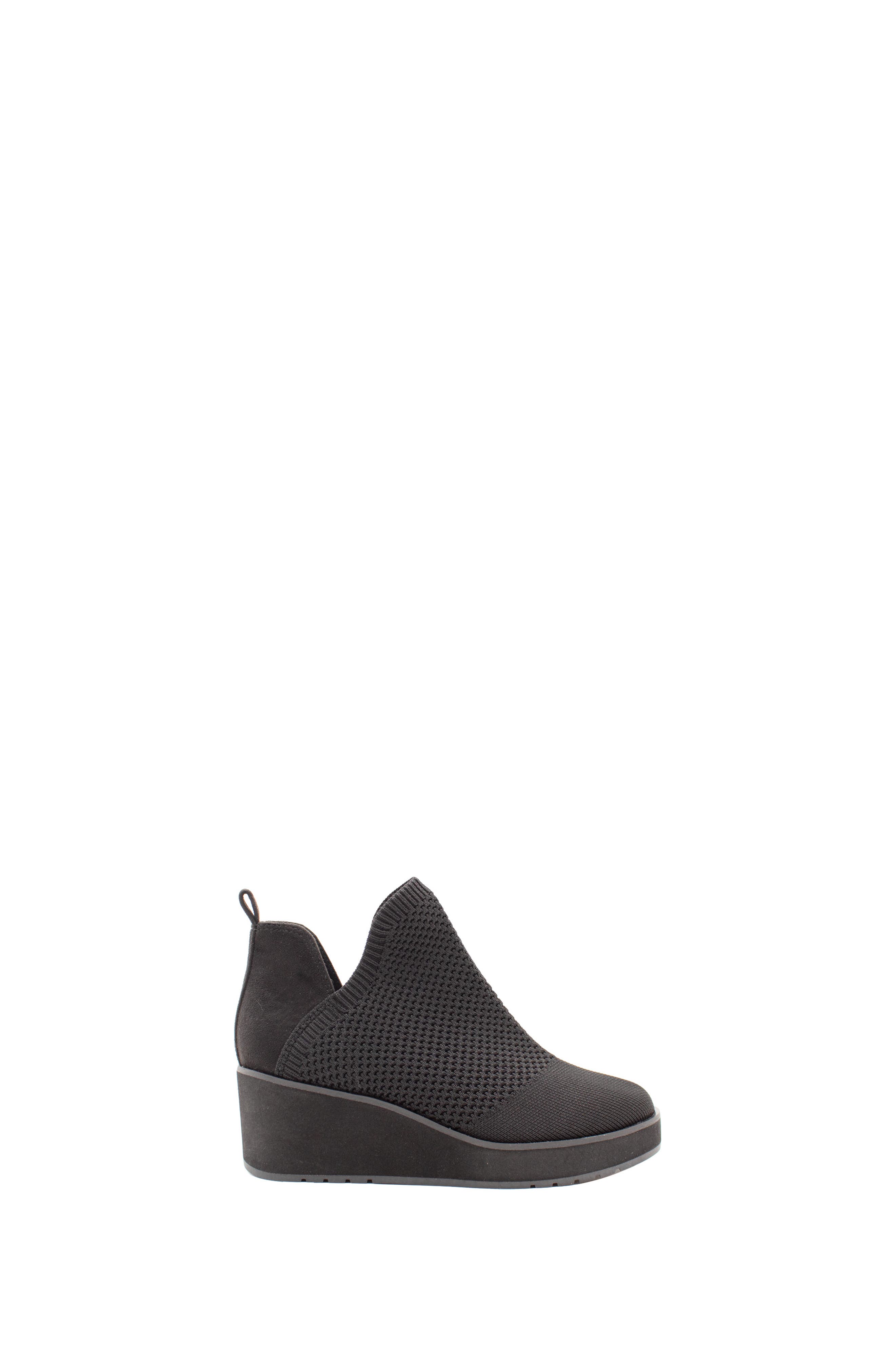 Albright Knit Wedge Bootie, Alternate, color, BLACK