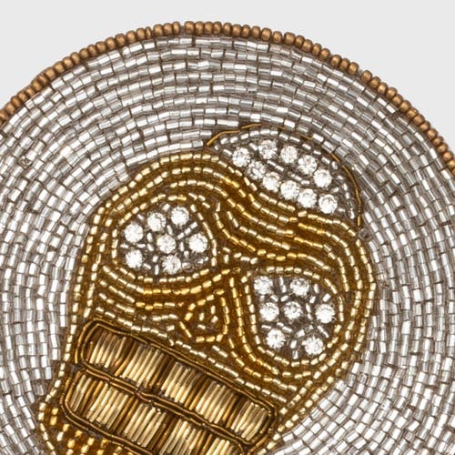 Joanna Buchanan Hand Beaded Coasters In Brown