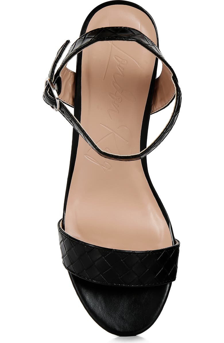 LONDON RAG Poiret Block Heel Sandal, Alternate, color, Black
