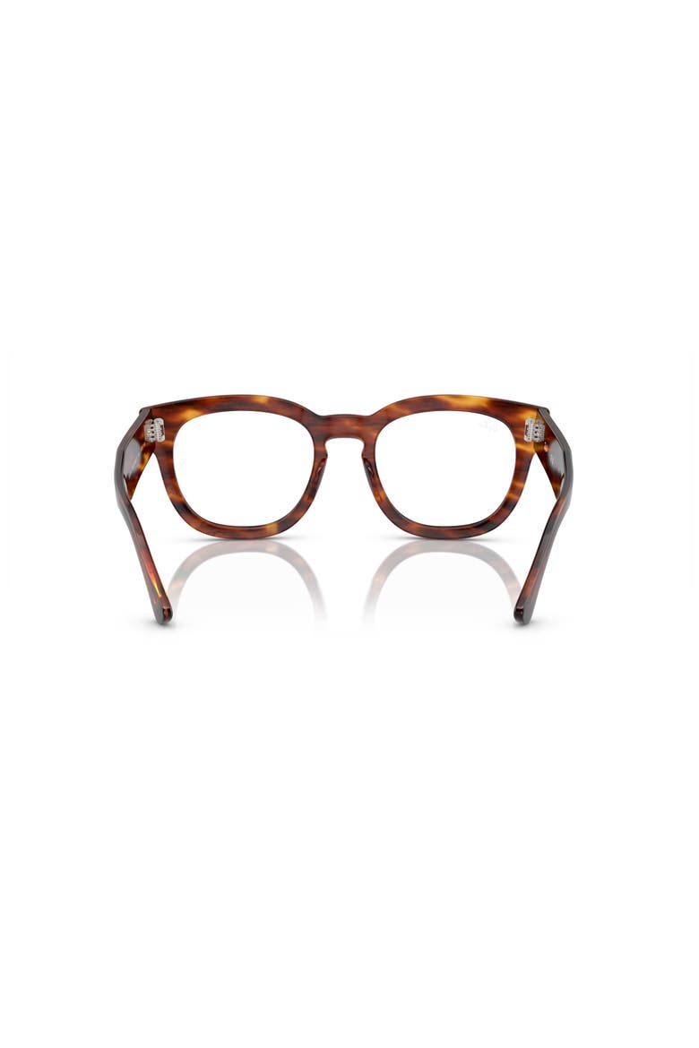 50mm Square optical glasses, Alternate, color, Brown