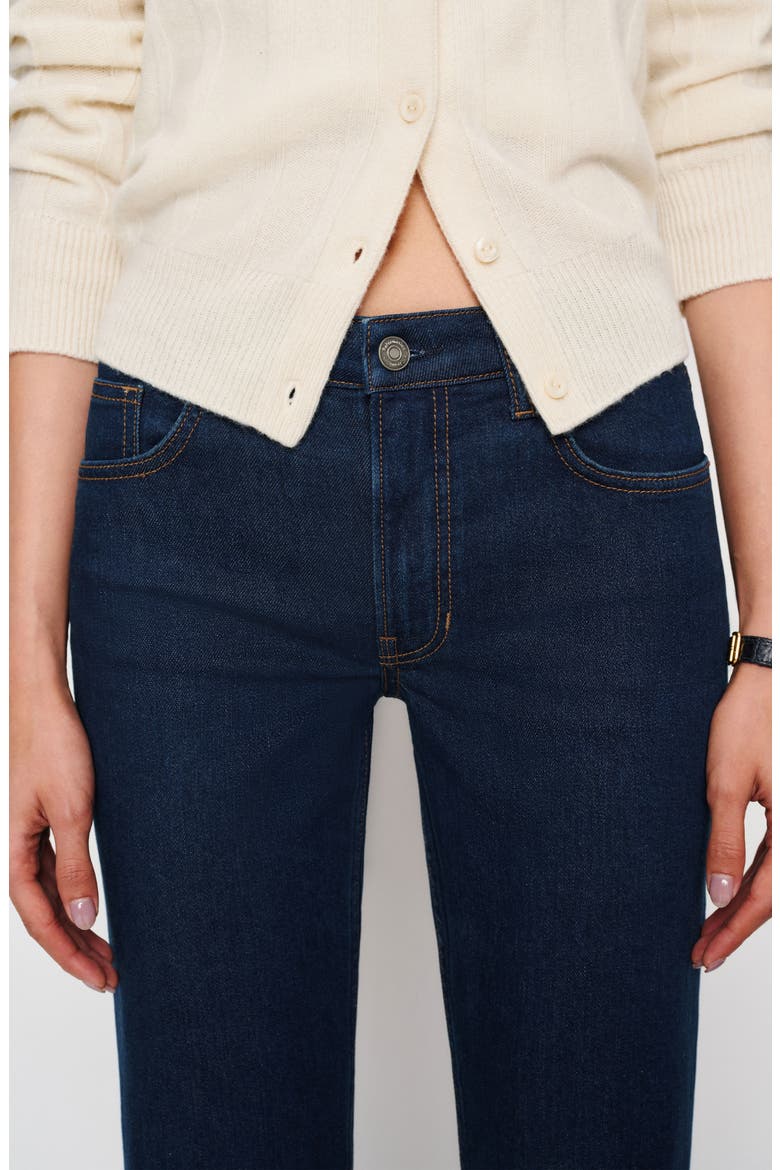 Elton Mid Rise Straight Leg Jeans, Alternate, color, RESERVOIR