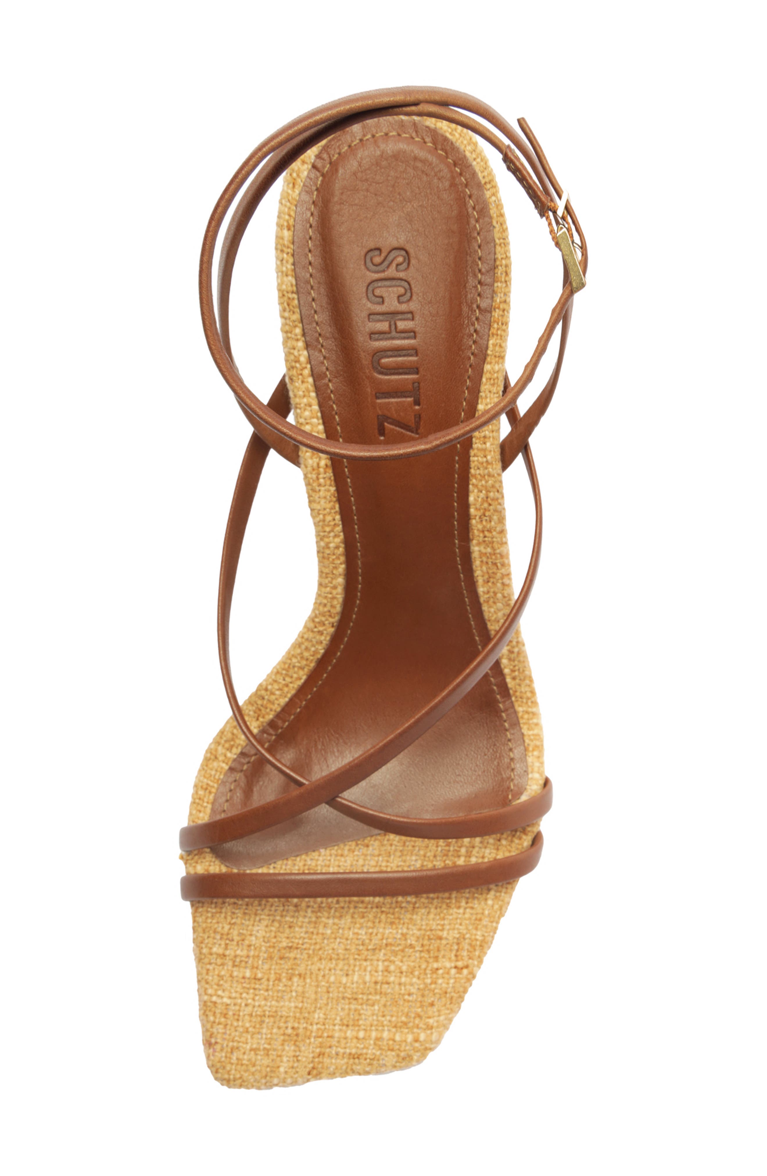 Schutz Bari Ankle Strap Sandal, Alternate, color, 