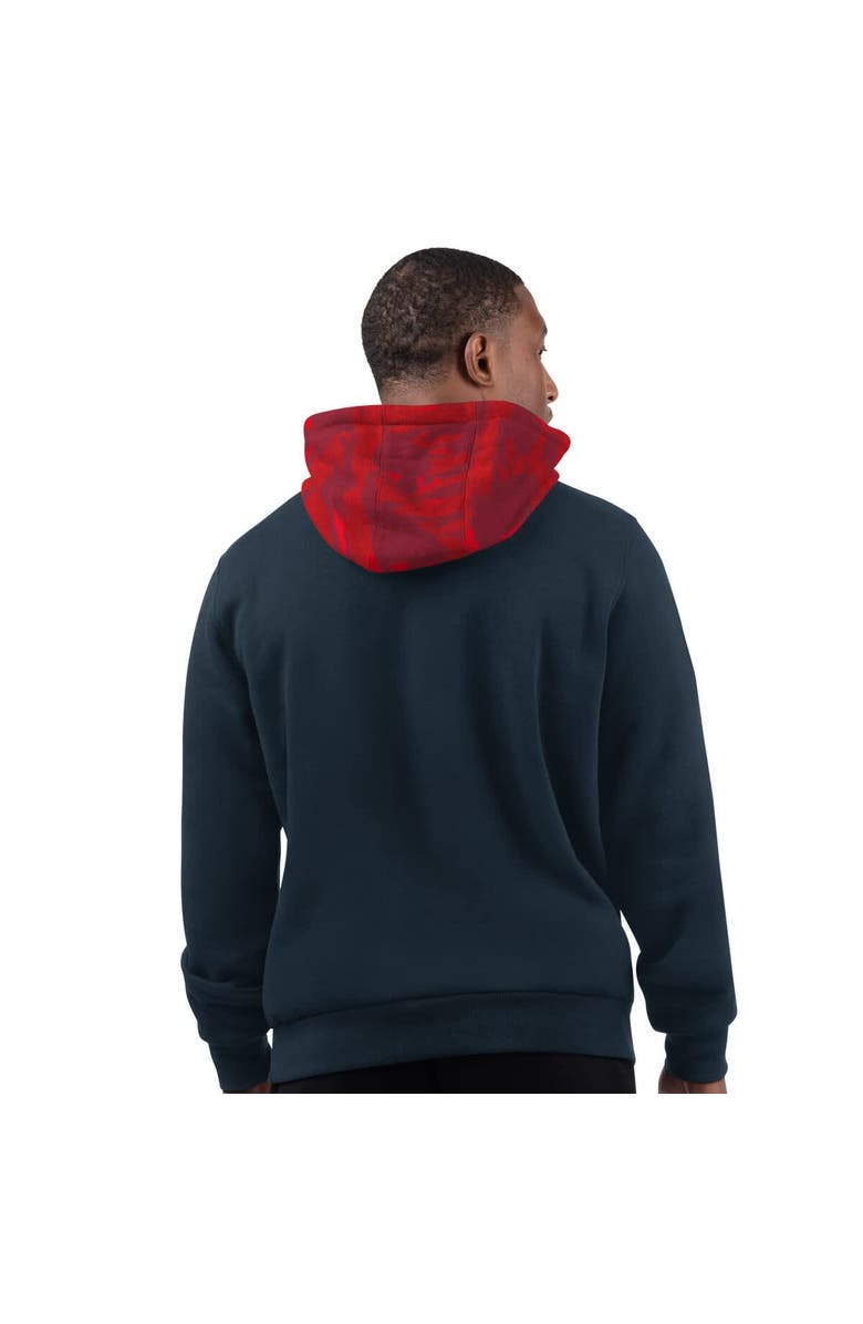 STARTER Men's Starter Navy Houston Texans Thursday Night Gridiron Pullover Hoodie, Alternate, color, Navy