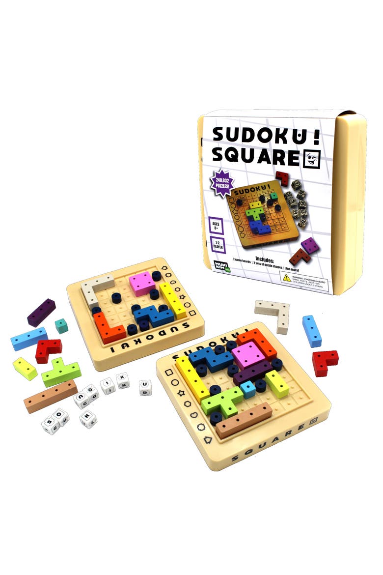 Sudoku Square - Sudoku Strategy with a Twist! 248,832 Solutions STEM Genius Game! Roll the Dice & Race Your Opponent. First Player To Complete The Puzzle Wins!, Main, color, Sudoku Square