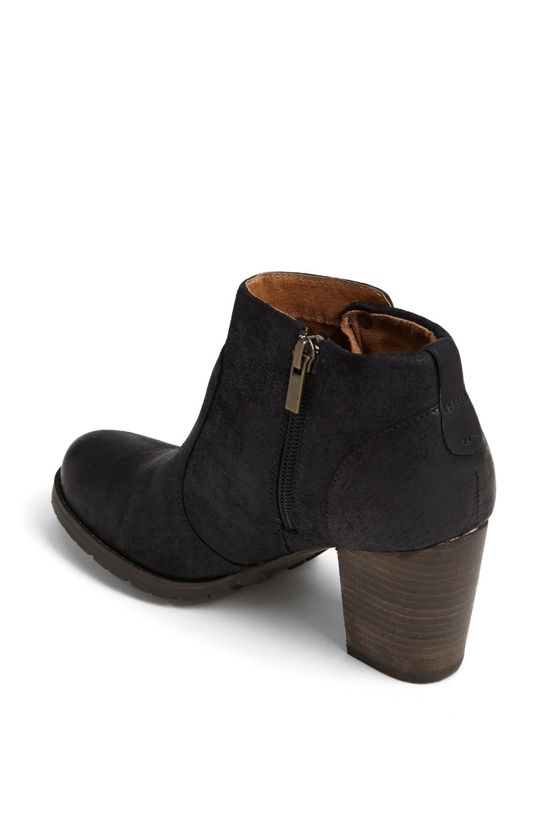 'Mission Philby' Bootie, Alternate, color, BLACK LEATHER
