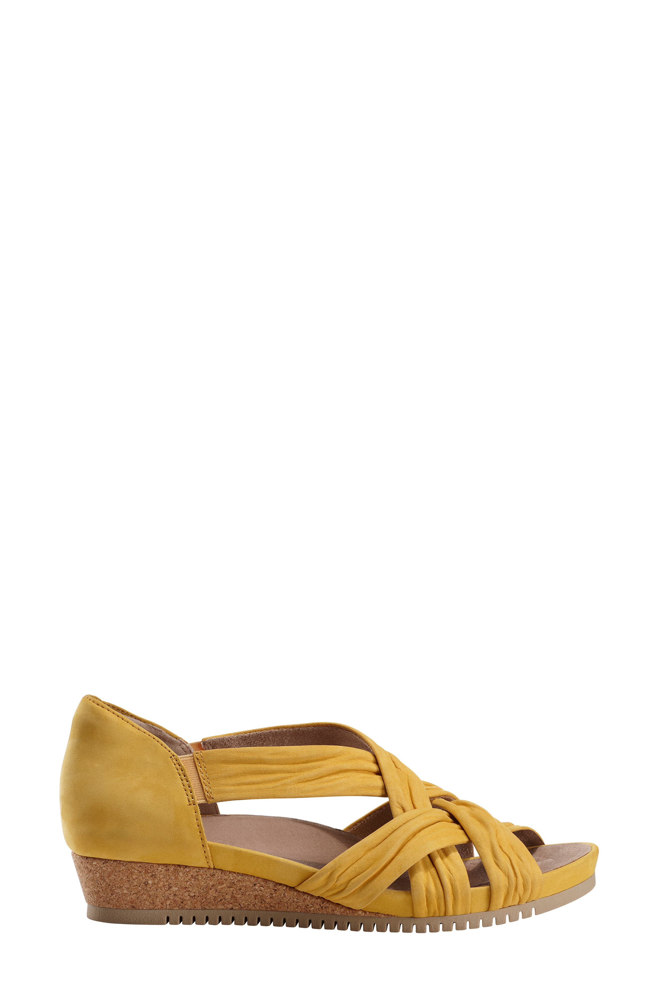 Gemini Sandal, Alternate, color, YELLOW LEATHER
