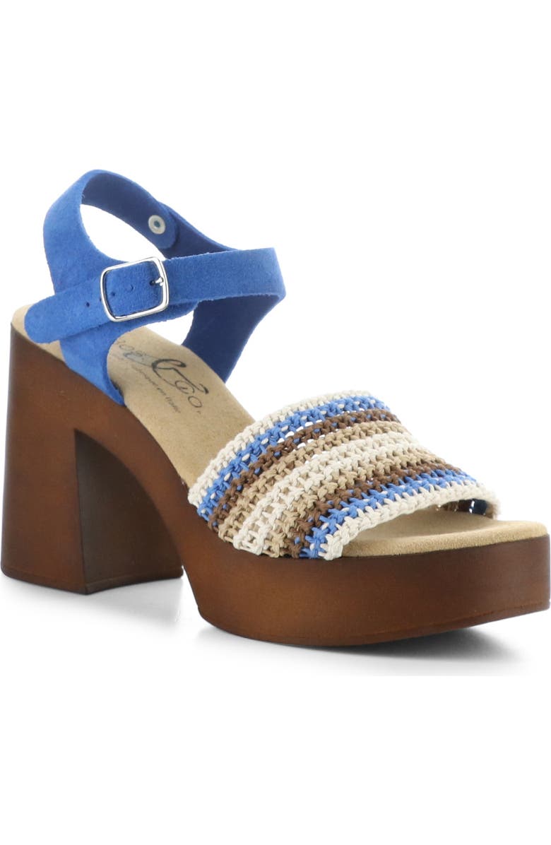 Bos. & Co. Reny Ankle Strap Platform Sandal, Main, color,