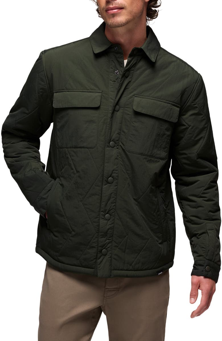 prAna Encinitas Quilted Jacket, Main, color, Nori