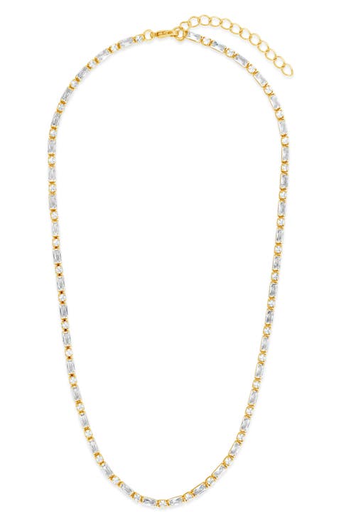 Georgia Cubic Zirconia Tennis Necklace