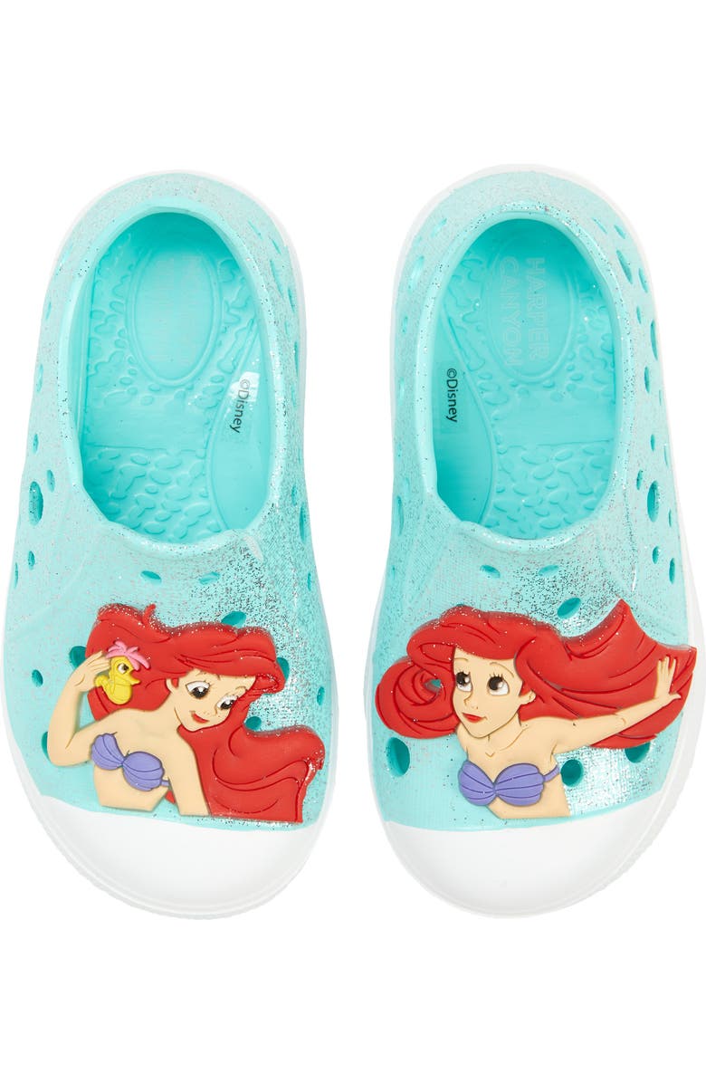 Harper Canyon x Disney<sup>®</sup> Kids' Ariel Water Shoe, Main, color, Green Aqua