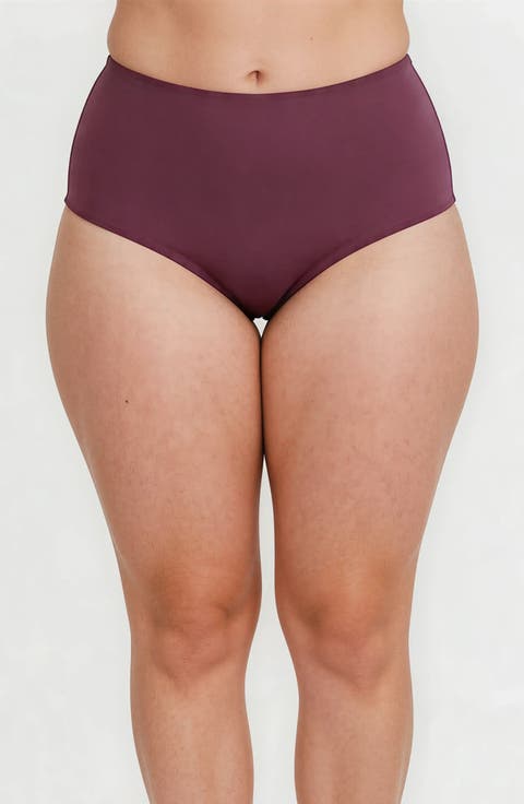 Plus Size High-Waisted Bikini Bottom