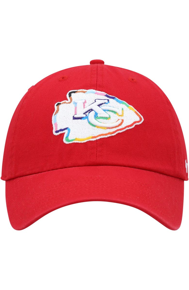 '47 Men's '47 Red Kansas City Chiefs Pride Clean Up Adjustable Hat, Alternate, color, 