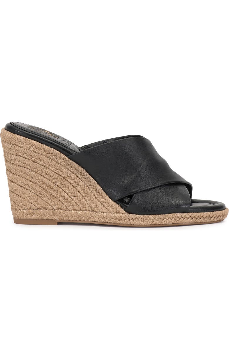 Vince Camuto Fisella Espadrille Wedge Sandal, Alternate, color, Black