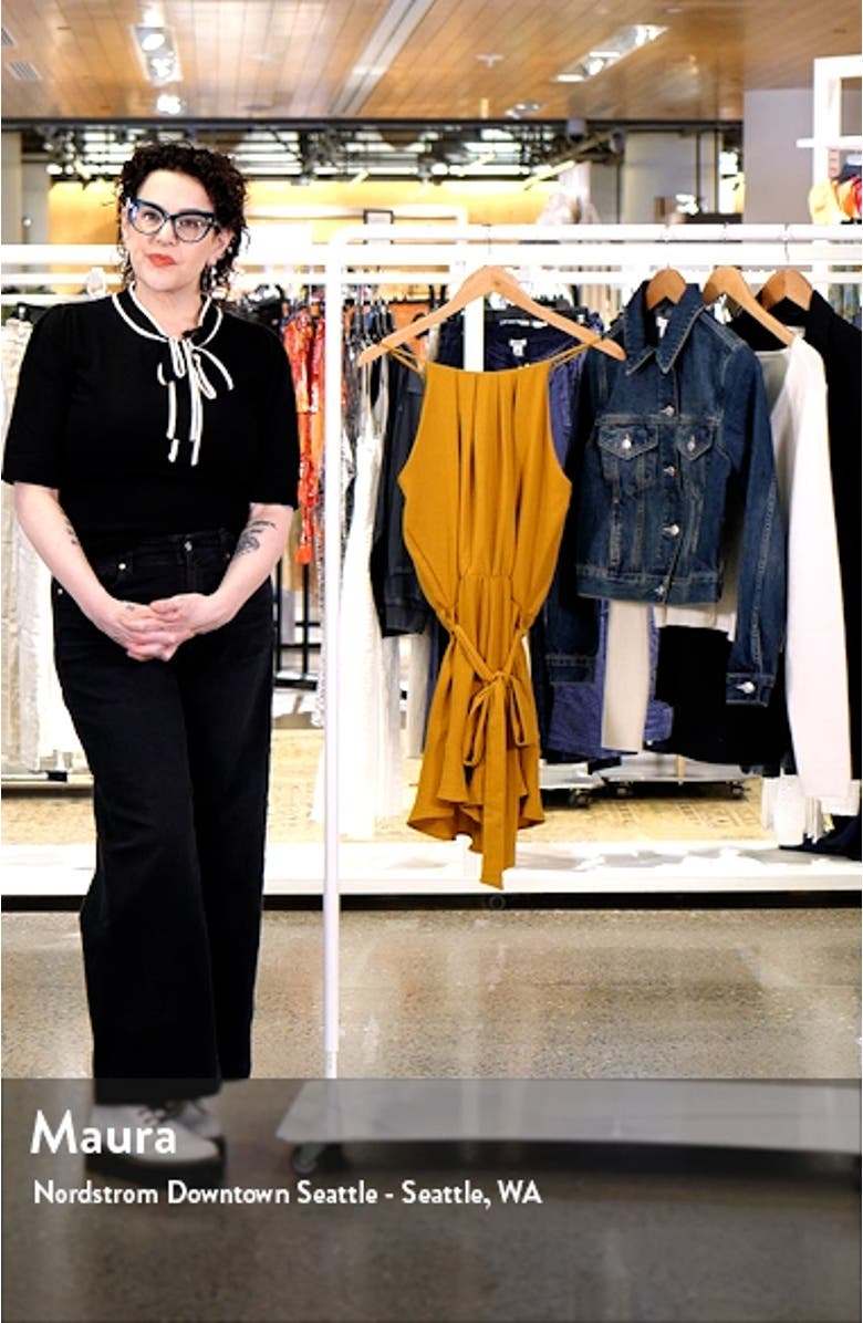 Flared Ruffle Hem Romper, sales video thumbnail