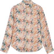 John Varvatos Luca Paint Pattern Button-Up Shirt