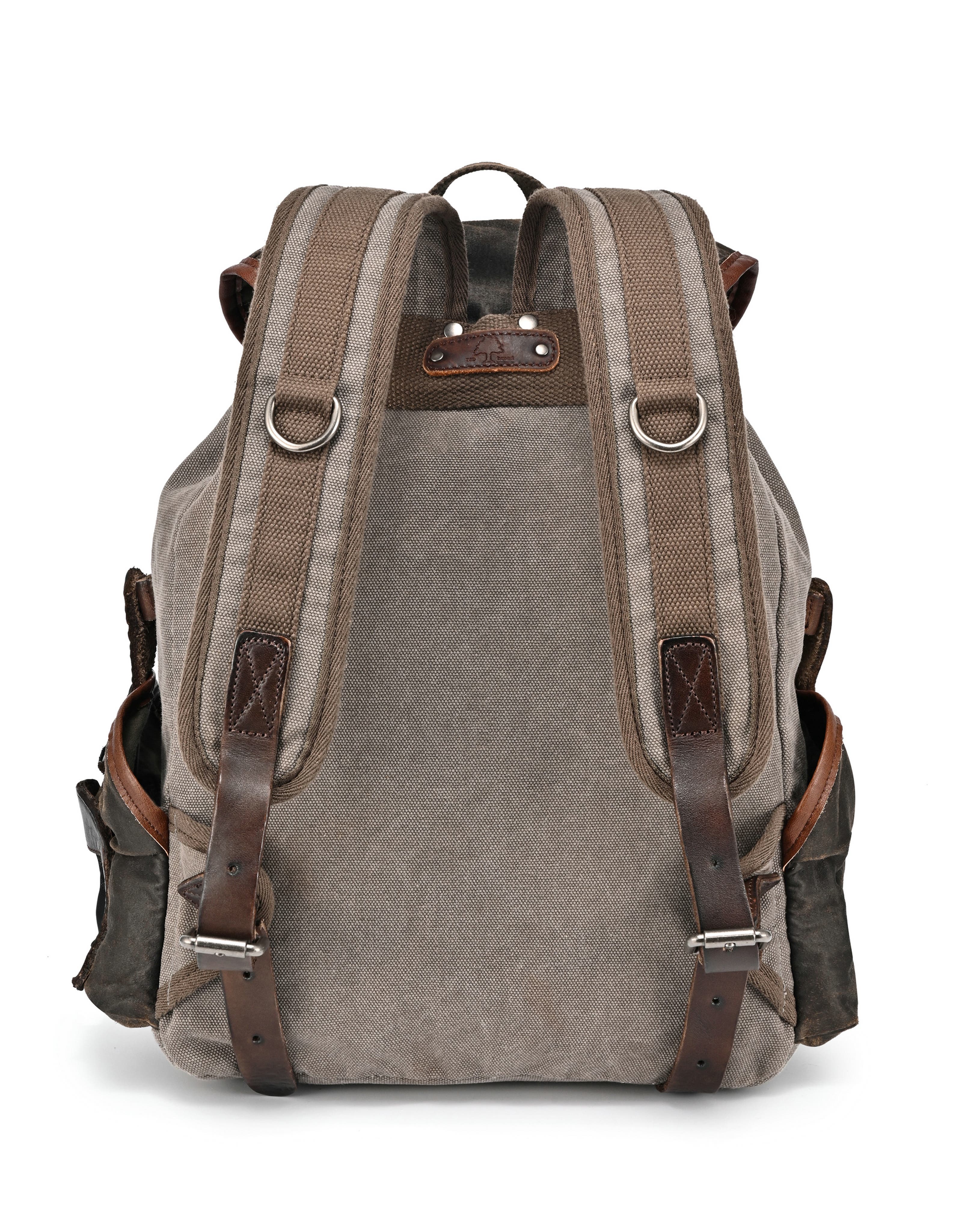 TSD Brand Tapa Two Tone Canvas Drawstring Backpack | Nordstrom