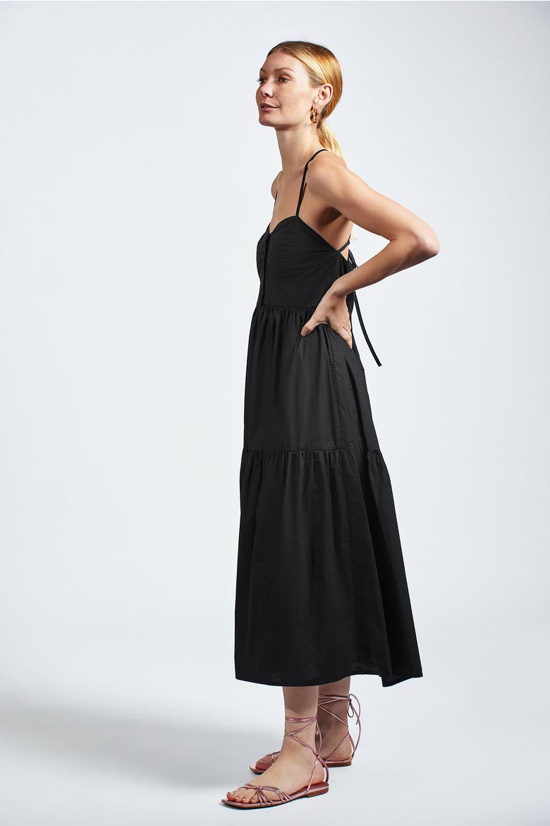 The Leora Dress, Alternate, color, Black
