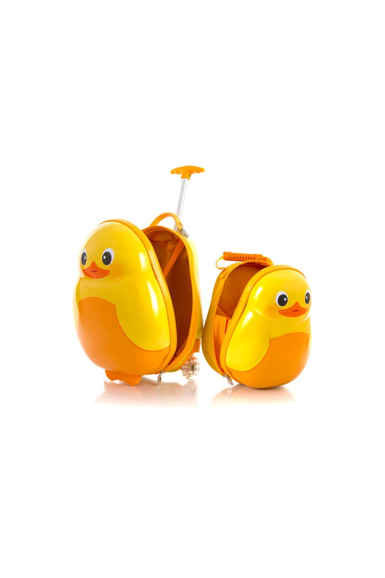 Travel Tots Kids Luggage & Backpack Set, Alternate, color, Duck