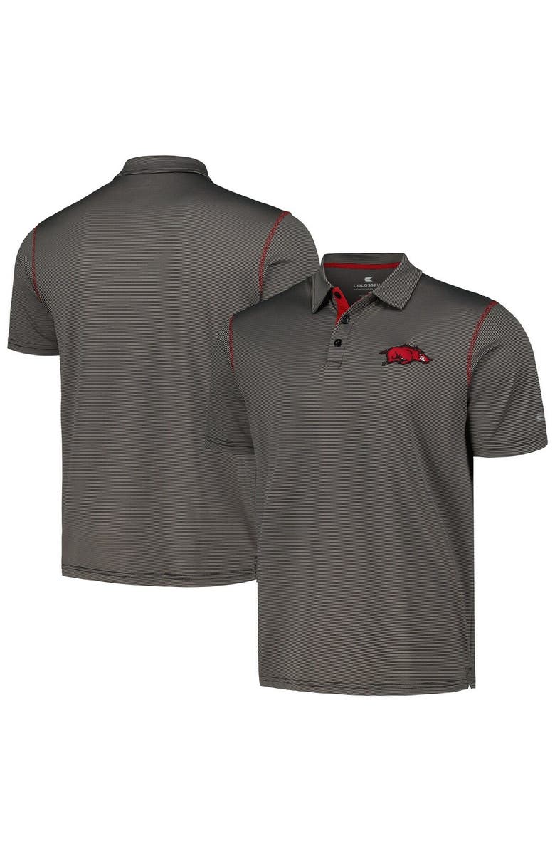 COLOSSEUM Men's Colosseum  Gray Arkansas Razorbacks Cameron Polo, Main, color, 