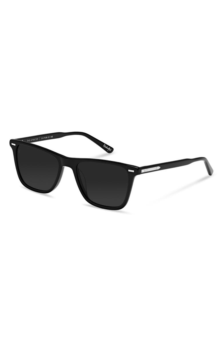 Vincero Atwater 51mm Polarized Rectangle Sunglasses, Alternate, color, 