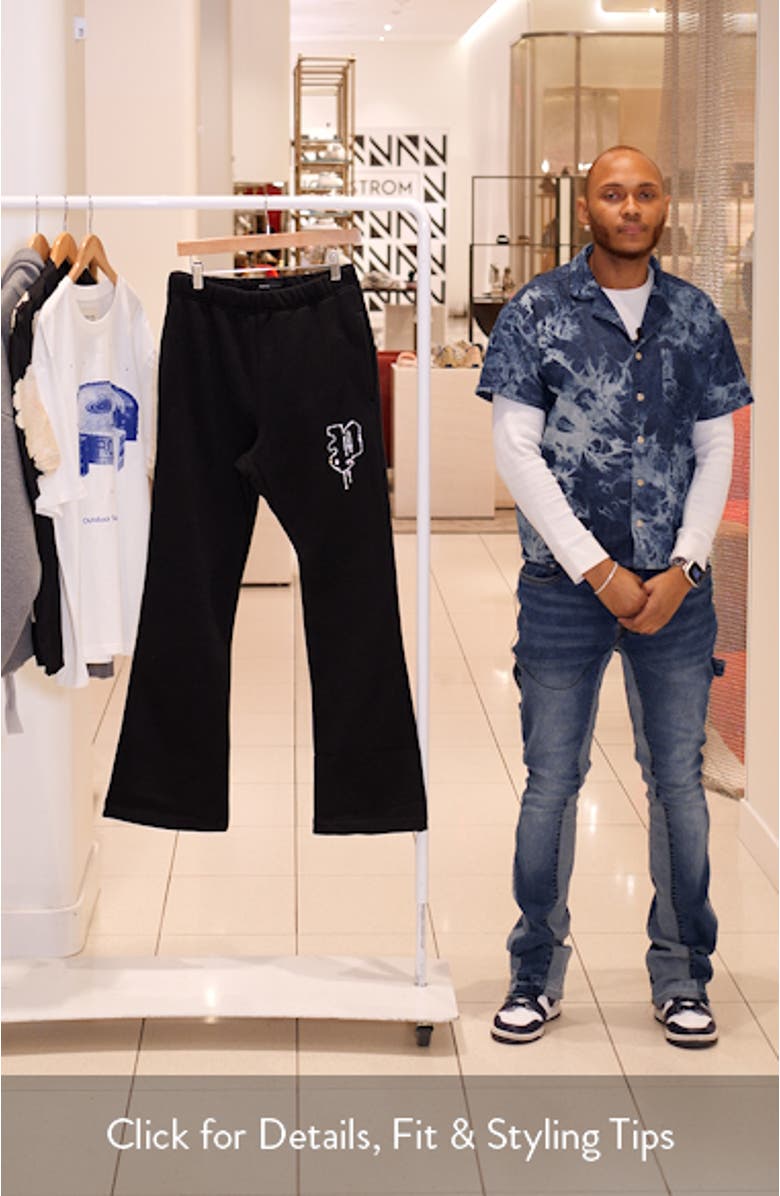 Drip Logo Heavyweight Fleece Sweatpants, sales video thumbnail