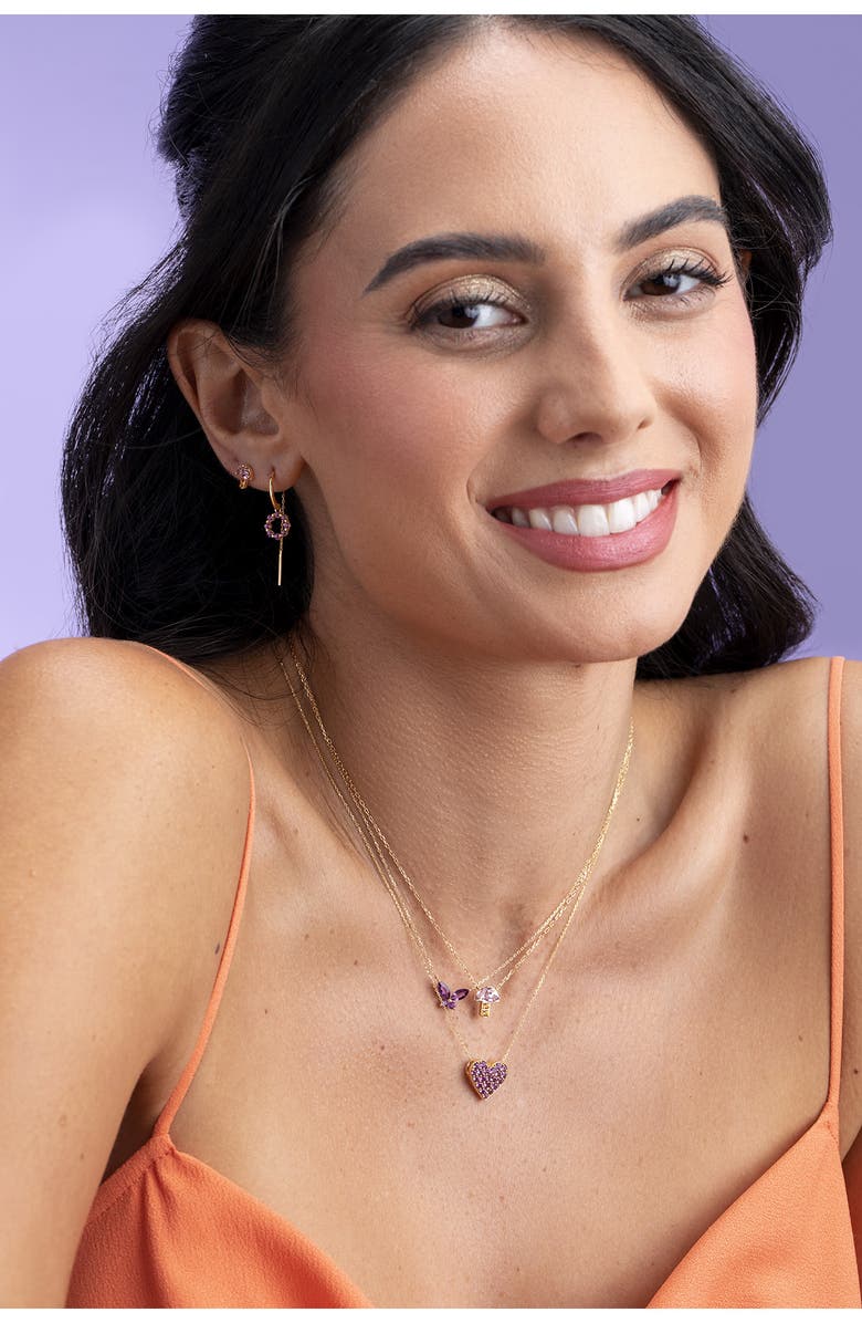 Bony Levy 14K Yellow Gold Amethyst & Citrine Mushroom Pendant Necklace, Alternate, color, 14Ky