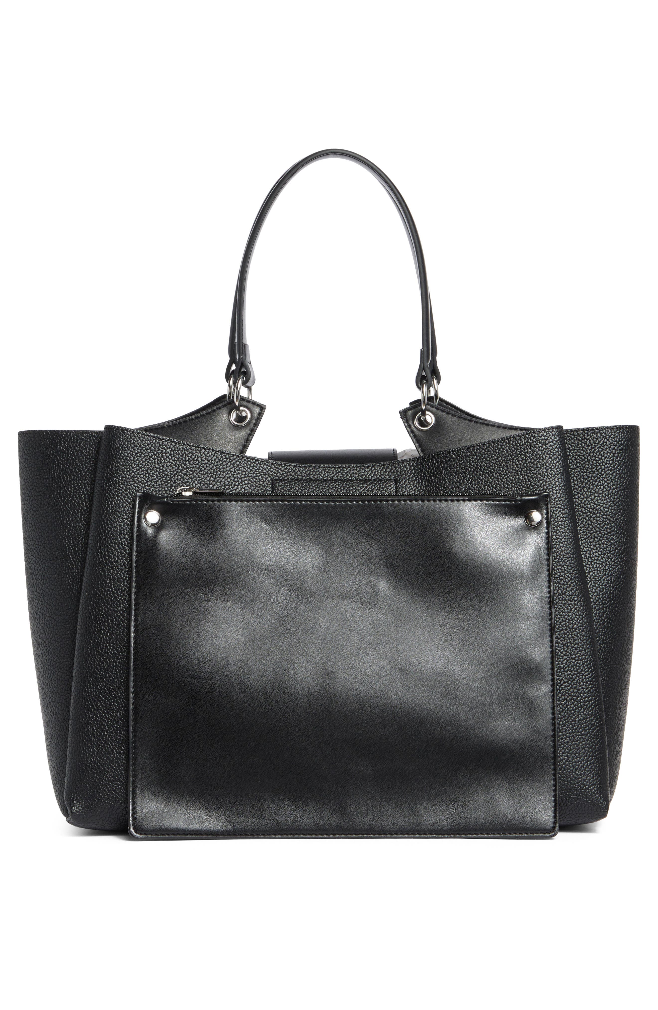 Tahari Beekman Tote Bag, Alternate, color, Black