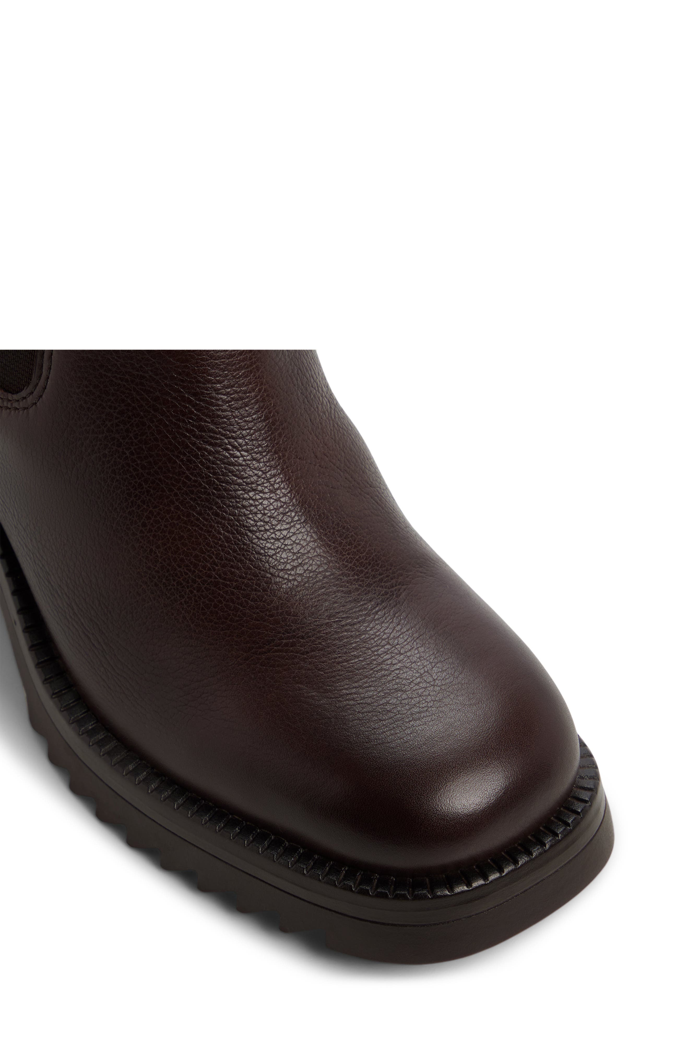 ALDO Anneliese Platform Chelsea Boot, Alternate, color, Medium Brown