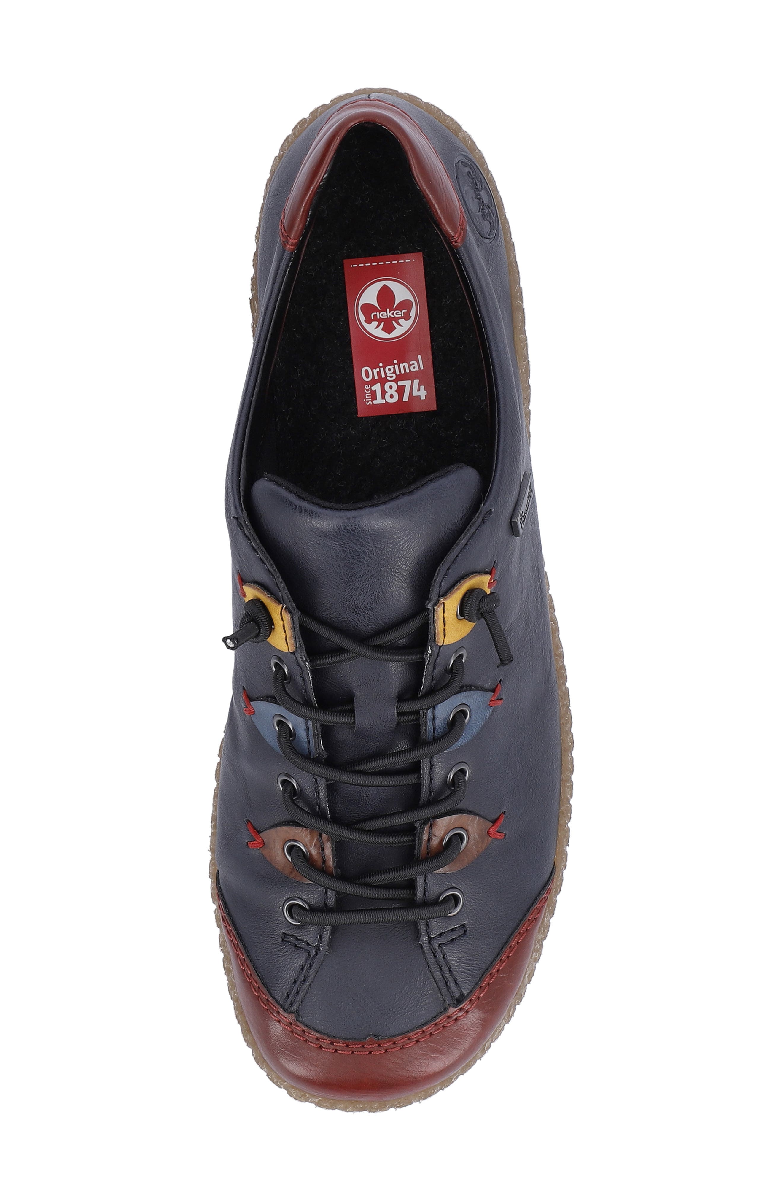 Rieker Liv 61 Sneaker, Alternate, color, Wine/Ozean/Brandy/Royal/Honig