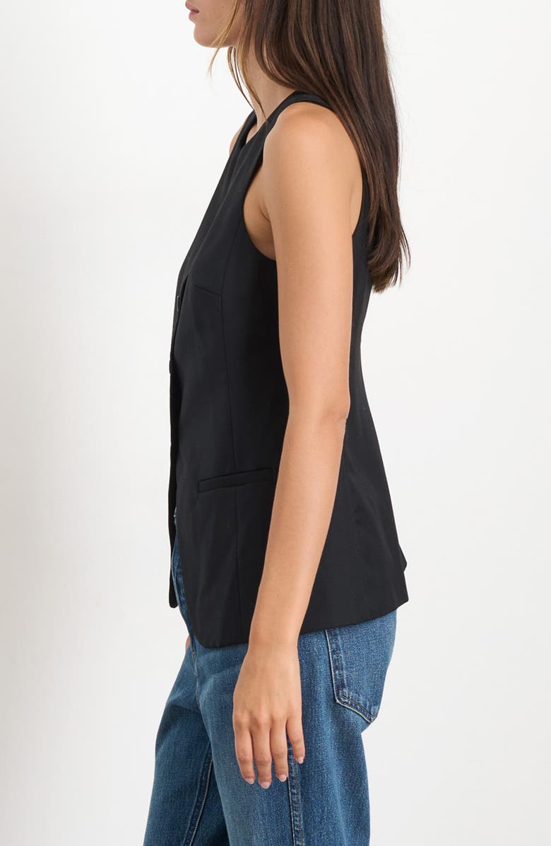 Alex Mill Anna Long Cutaway Vest, Alternate, color, 