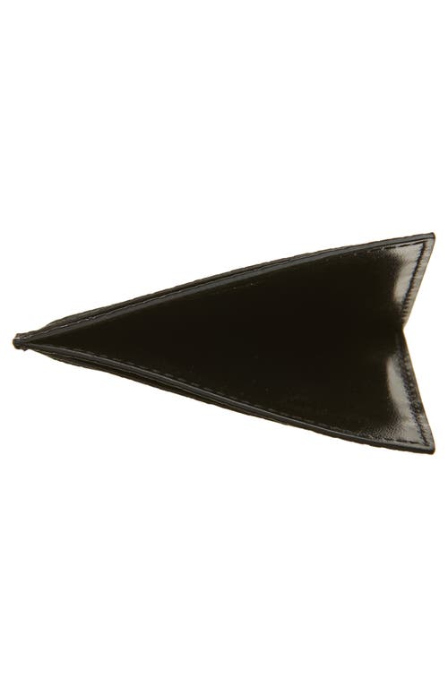 Tom Ford T-line Python Embossed Leather Card Case In 1n001 Black