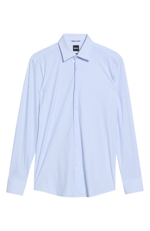 Hank Kent Slim Fit Performance Stretch Dress Shirt (Regular & Big)