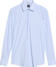 BOSS Hank Kent Slim Fit Performance Stretch Dress Shirt