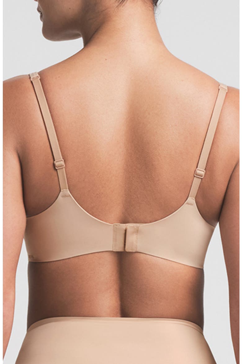 Unlined Full Coverage Bra, Alternate, color, CLAY