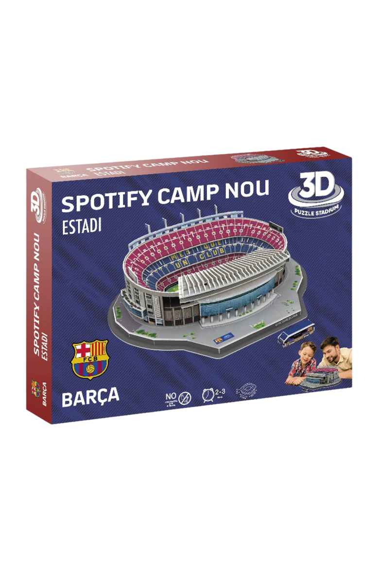 Banbo Toys Spotify Camp Nou (FCB) Stadium 3D Puzzle, Main, color, Blue
