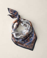 Haven Well Within Whispering Vines Printed Silk Scarf