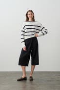 NAKED CASHMERE Paula Stripped Boatneck Sweater
