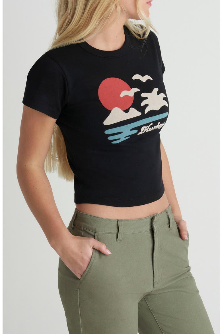 El Dorado Baby Tee, Alternate, color, BLACK