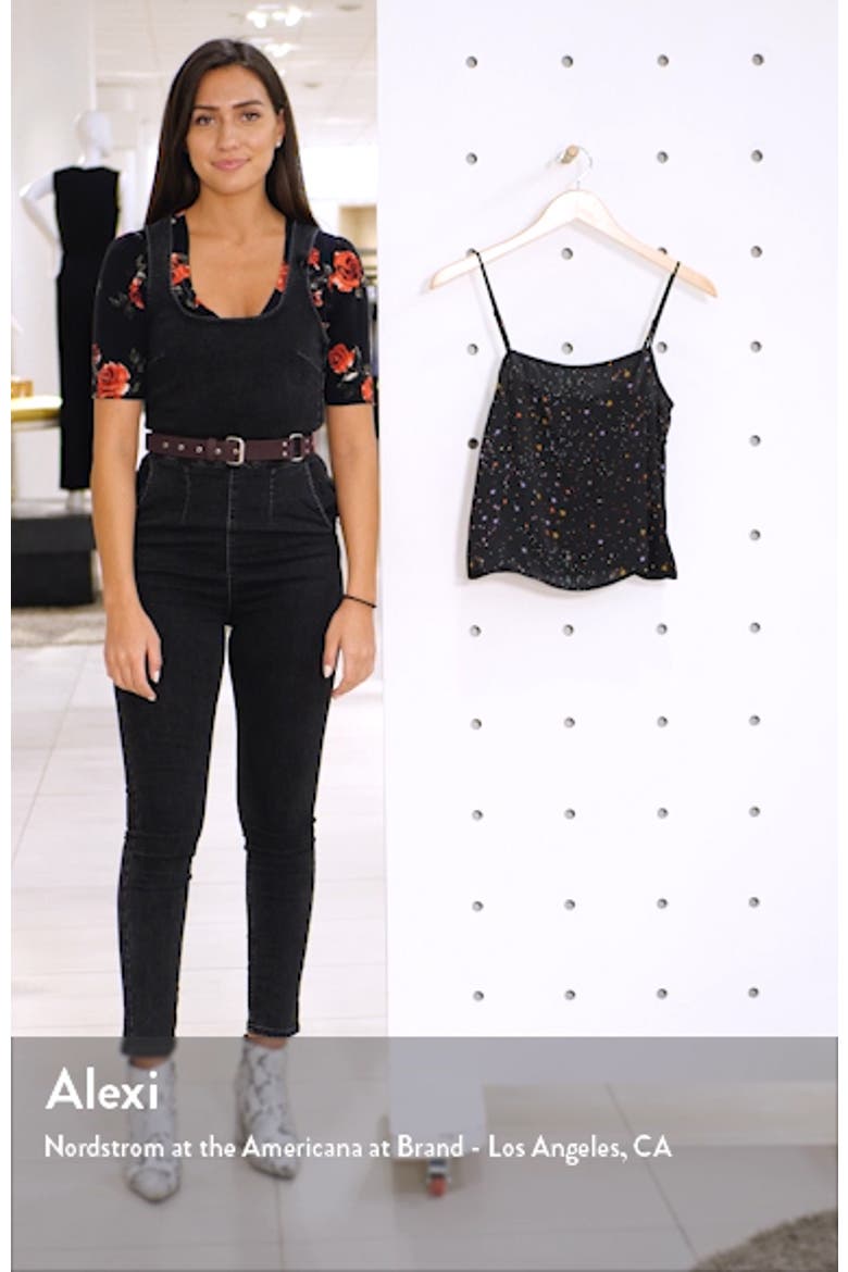 x Claudia Sulewski Straight Neck Camisole Top video